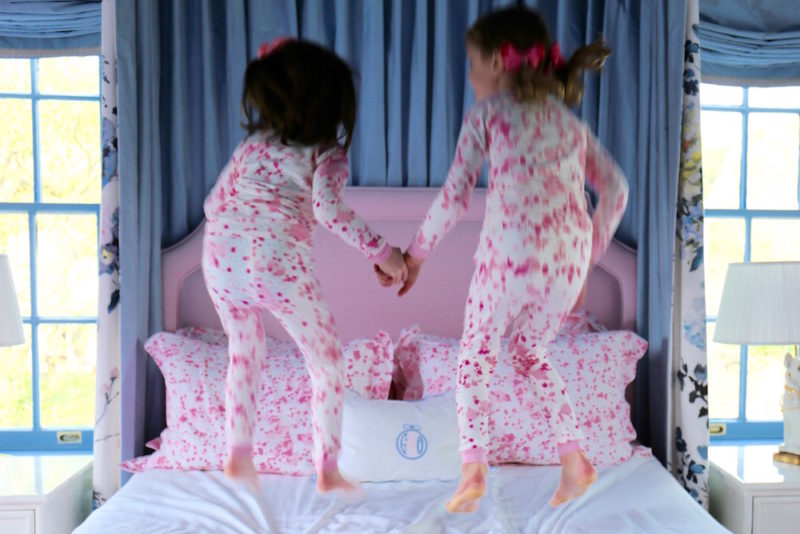 Pink Splatter Paint Kids Cute Pajamas